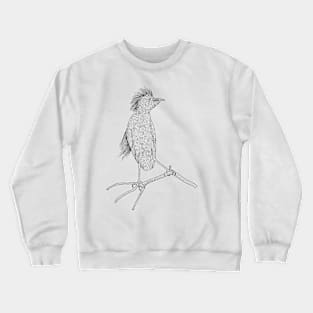 Western Cattle Egret Bird Crewneck Sweatshirt